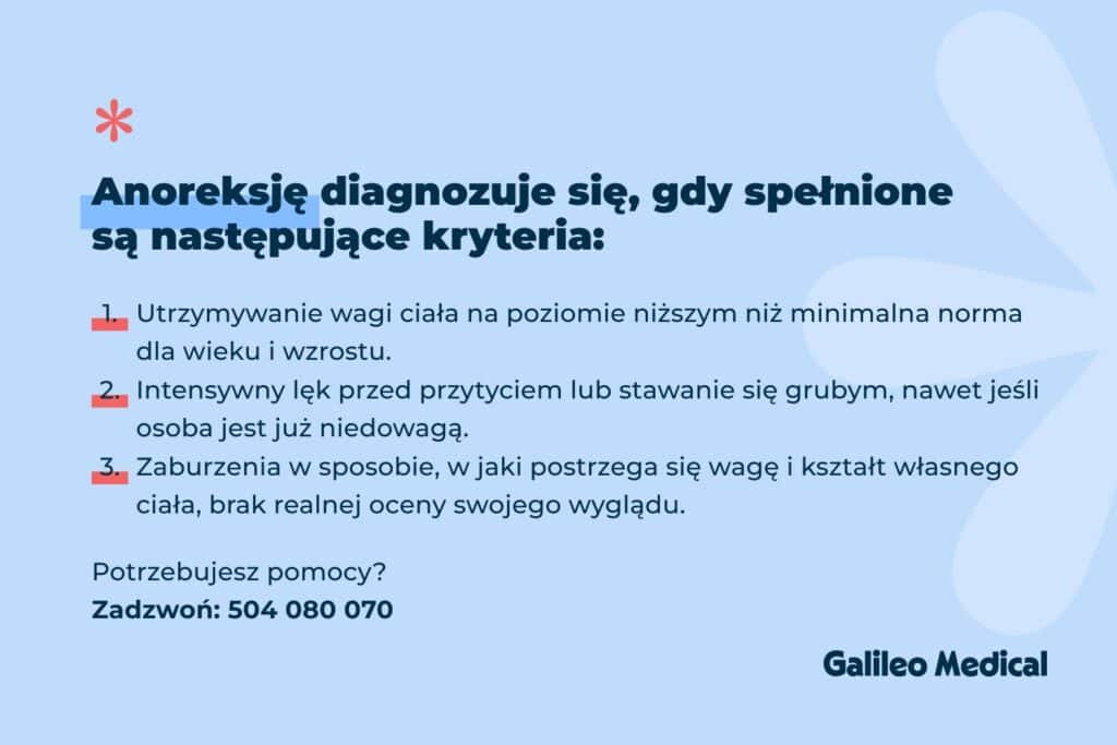 Anoreksja - kiedy się ją diagnozuje